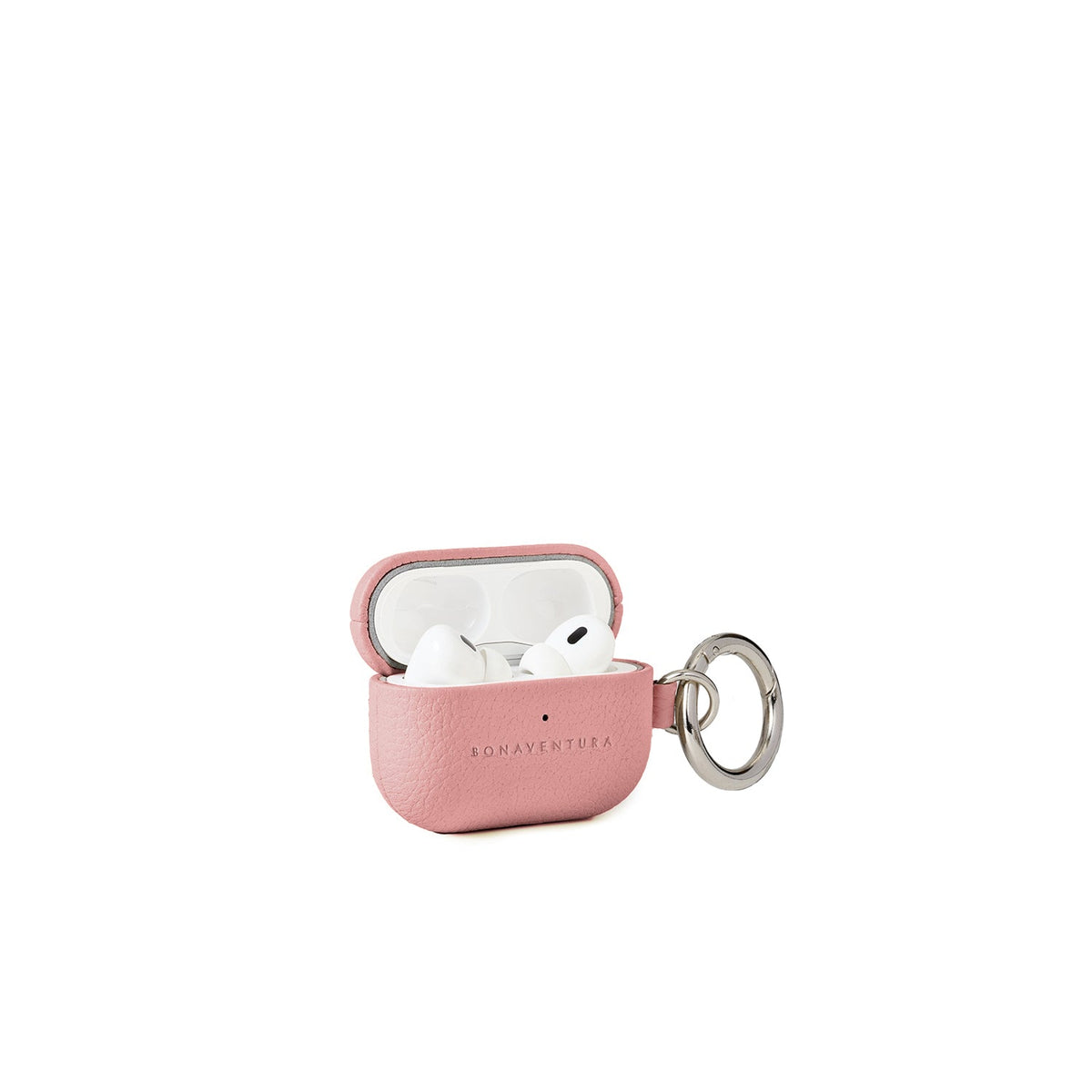 AirPods Case with Ring Shrink Leather (Coral Pink - Pro 2nd Gen)