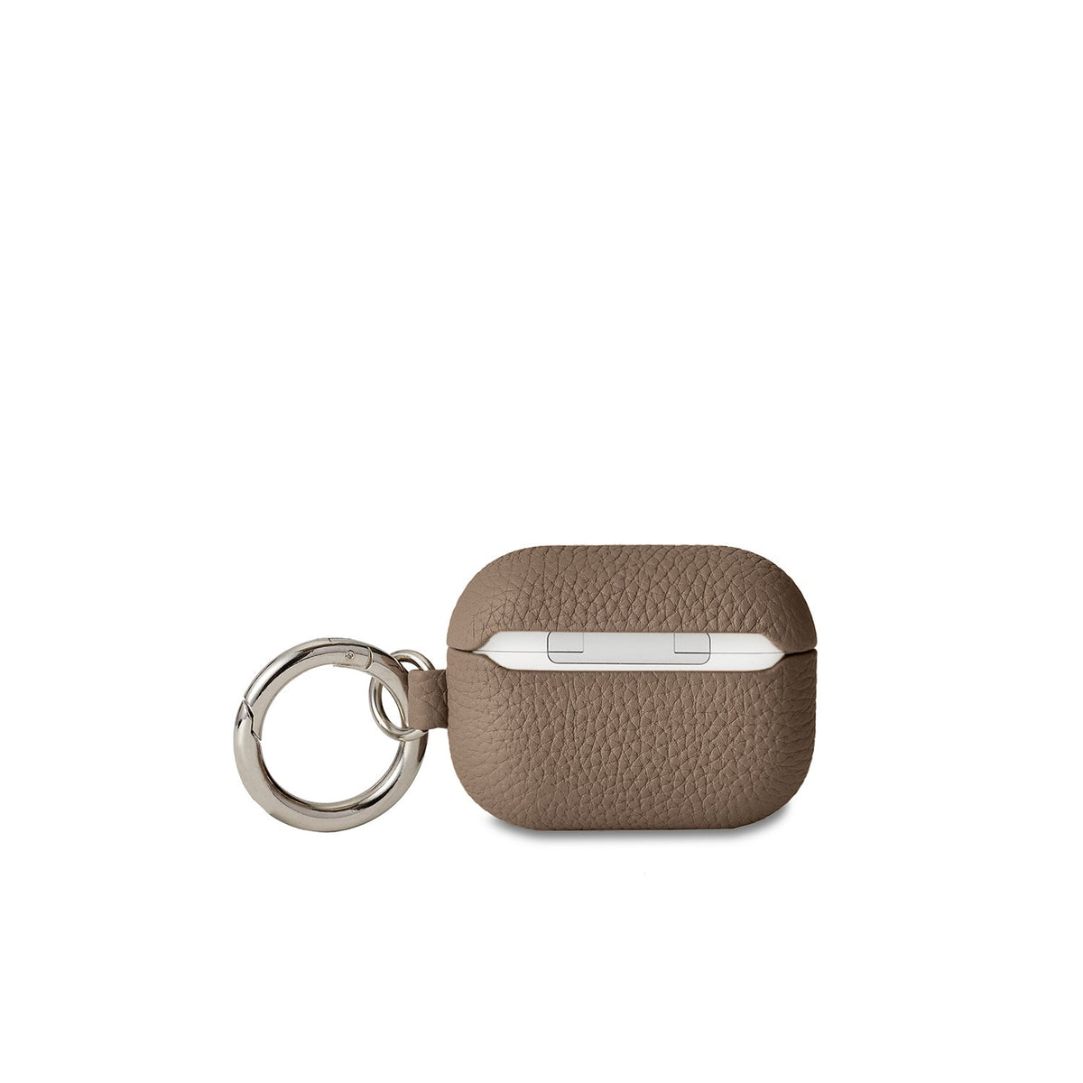 AirPods Case with Ring Shrink Leather (Etoupe - Pro 2nd Gen)
