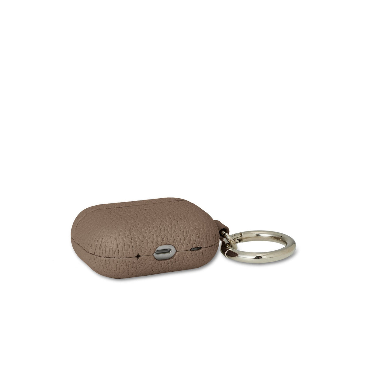 AirPods Case with Ring Shrink Leather (Etoupe - Pro 2nd Gen)