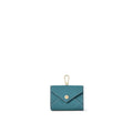 Flap AirPods Case with Hook Shrink Leather (Blue Cyan)