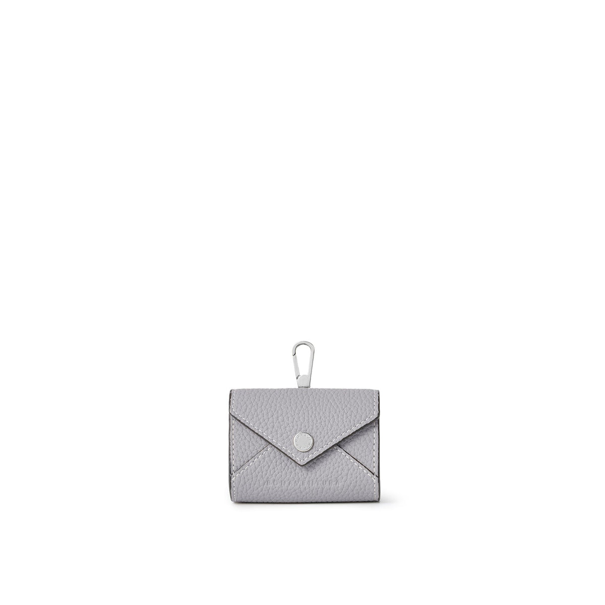 Flap AirPods Case with Hook Shrink Leather (True Gray × Charcoal Gray)