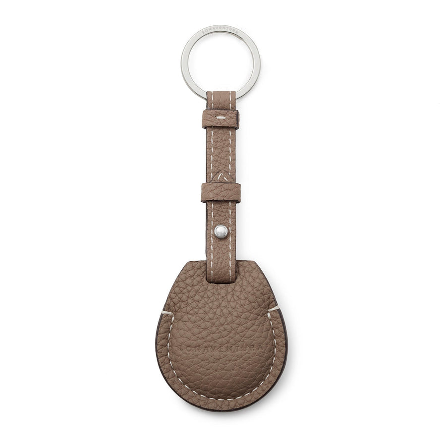 AirTag Keyring Shrink Leather (Etoupe)