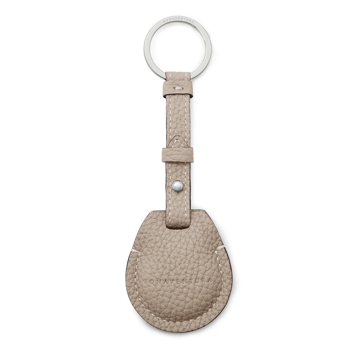 AirTag Keyring Shrink Leather (Greige)
