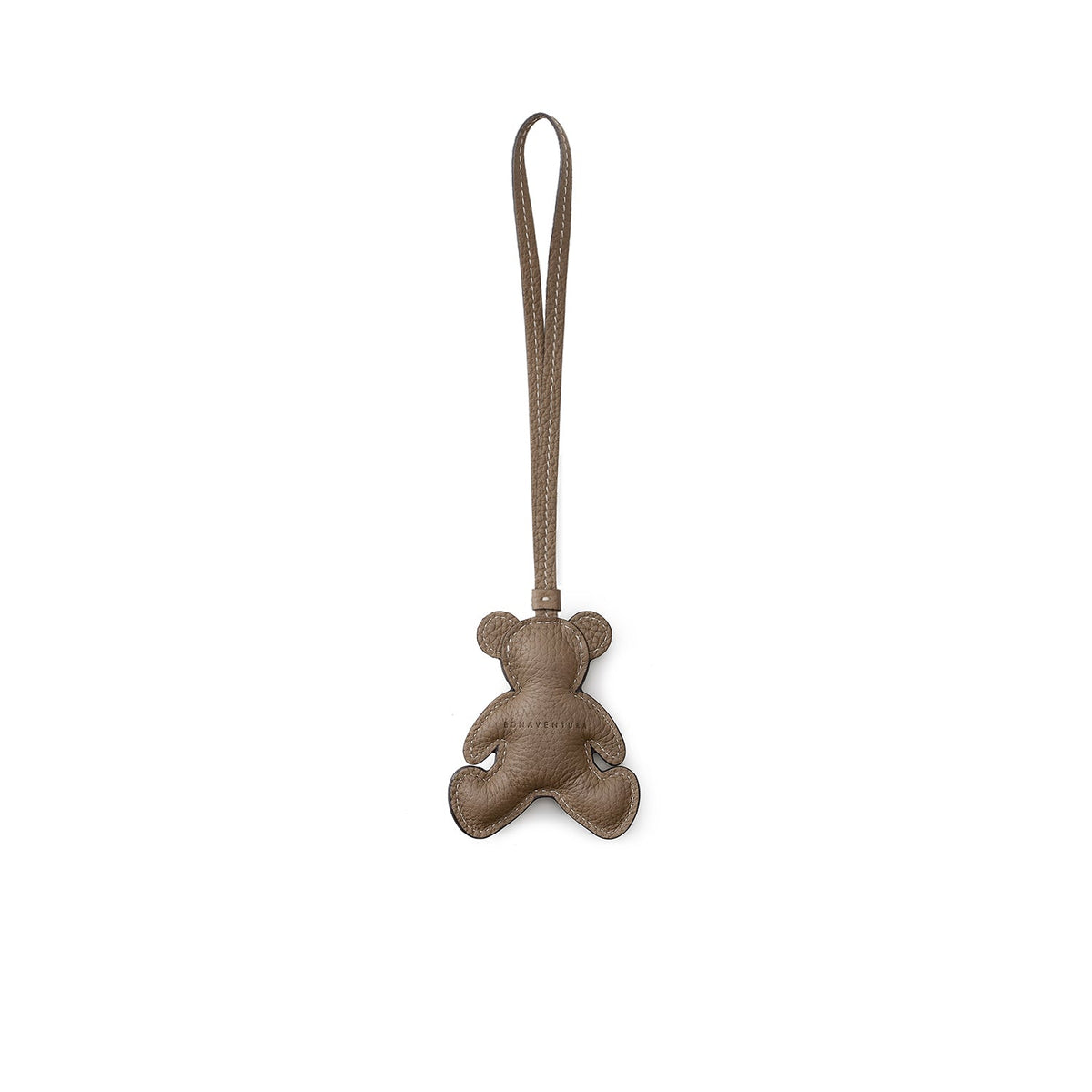 Animal Charm Bear Shrink Leather (Etoupe)