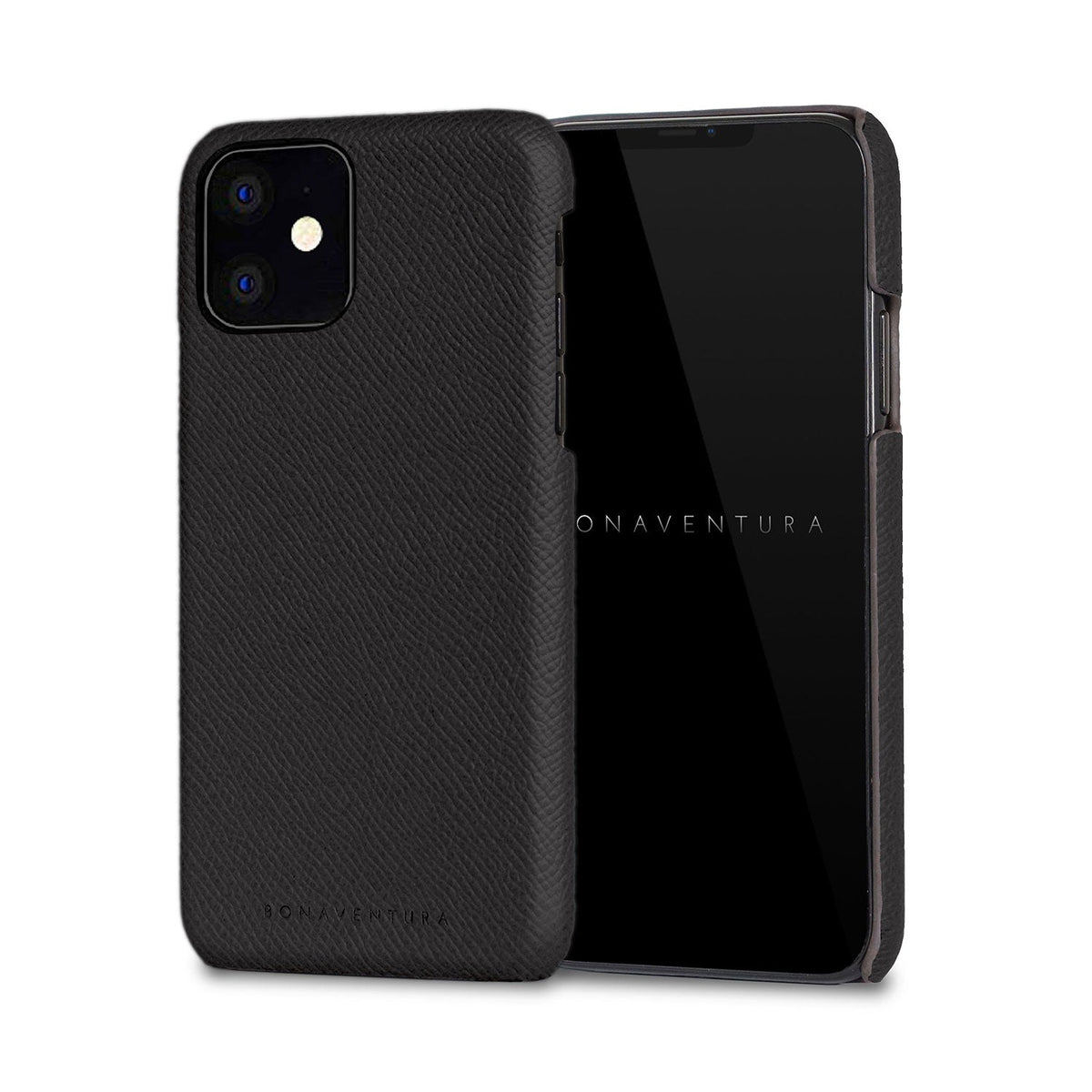 iPhone 11 Back Cover Case Nobile Leather (Black)
