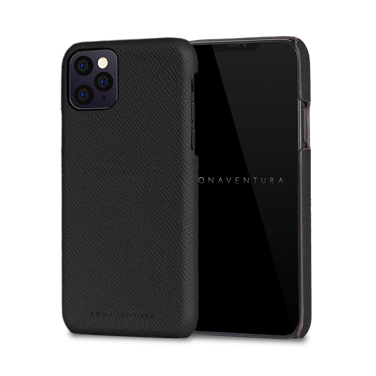 iPhone 11 mini Back Cover Case Nobile Leather (Black)