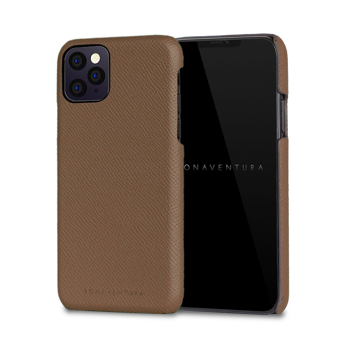 iPhone 11 mini Back Cover Case Nobile Leather (Etoupe)