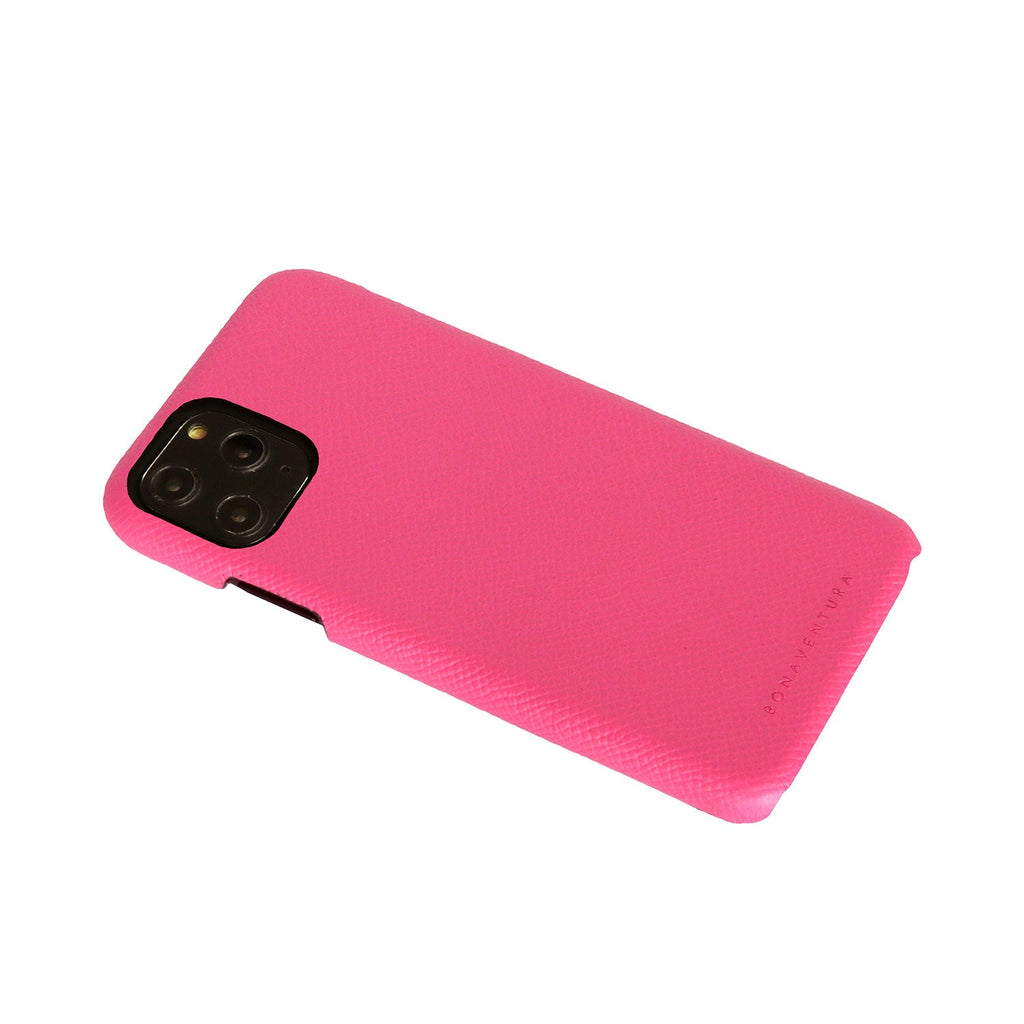 iPhone 11 Pro Back Cover Case Nobile Leather (Fuchsia Pink)