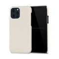 iPhone 12 / 12 Pro Back Cover Case Nobile Leather (White)