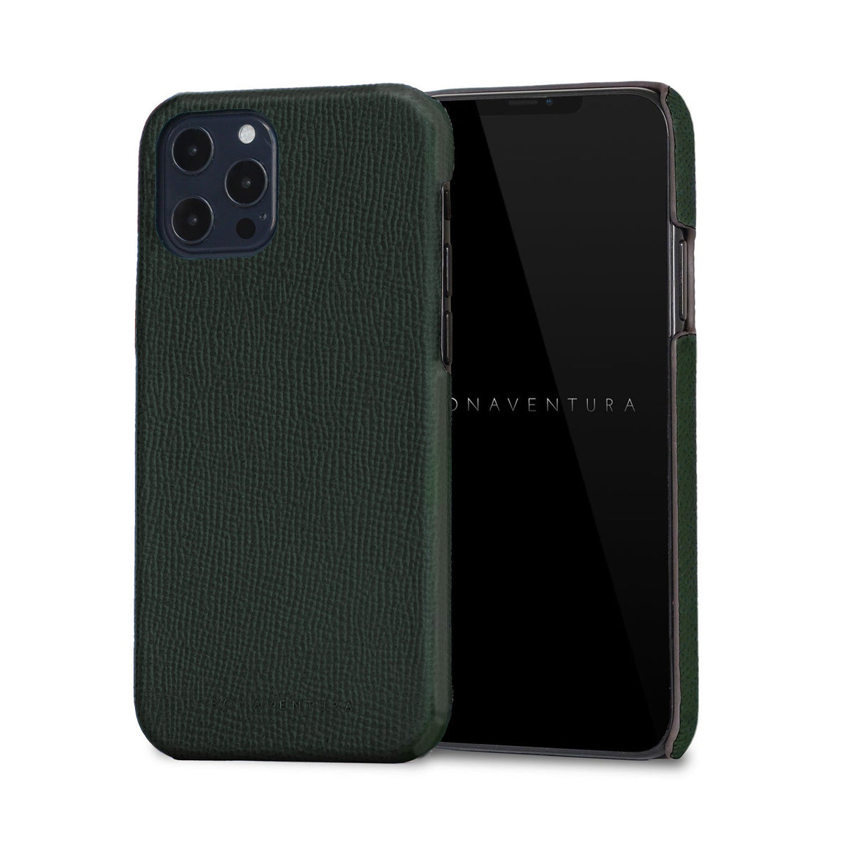 iPhone 12 Pro Max Back Cover Case Nobile Leather (Malachite Green)