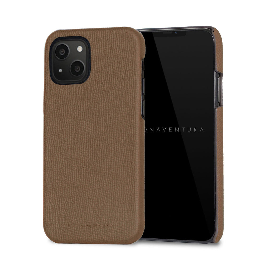 iPhone 13 Back Cover Case Nobile Leather (Etoupe)