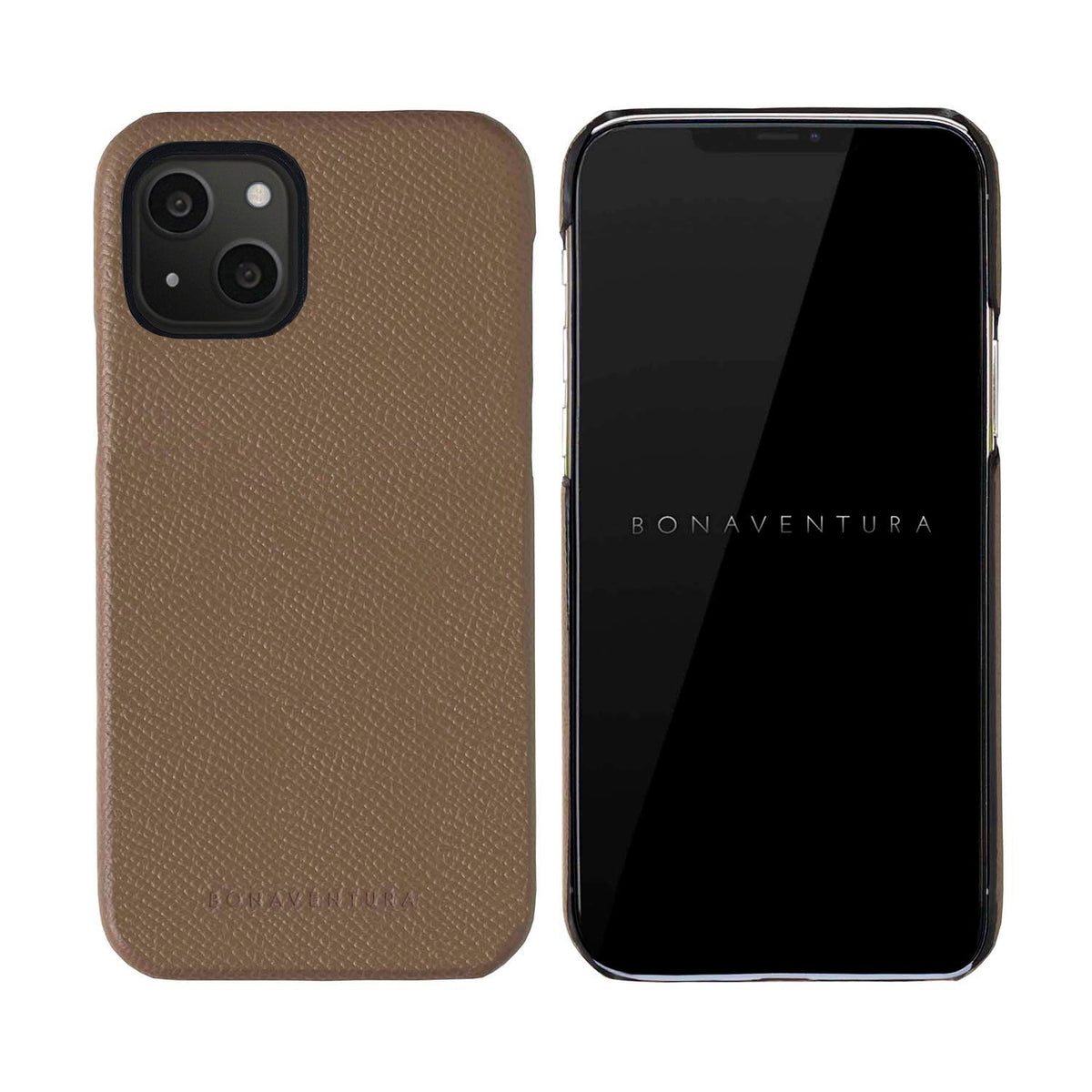 iPhone 13 Back Cover Case Nobile Leather (Etoupe)