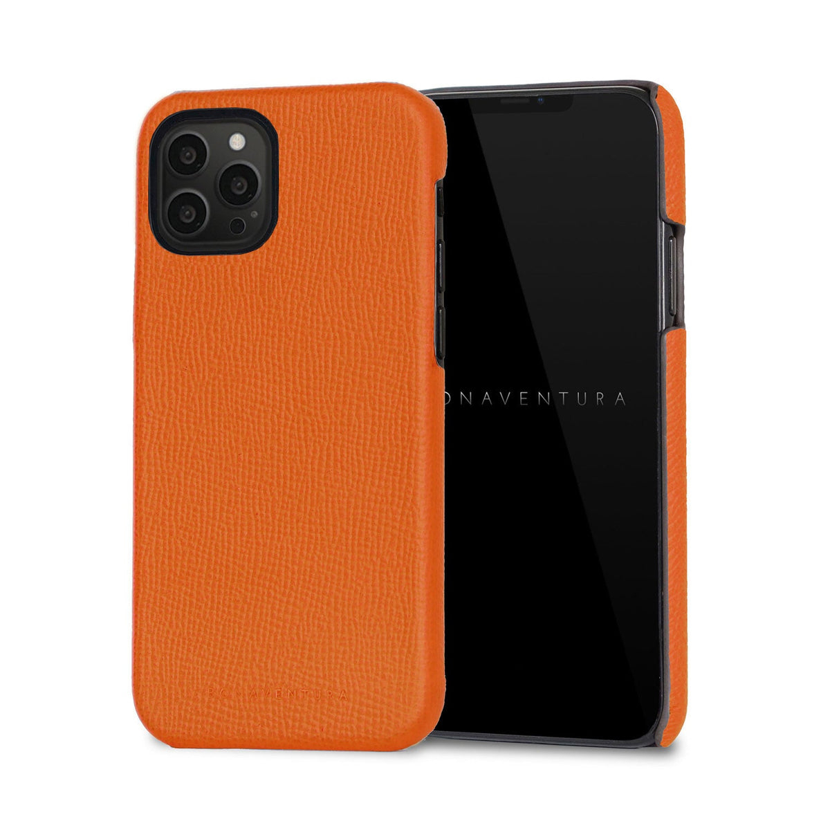 iPhone 13 Pro Max Back Cover Case Nobile Leather (Orange)