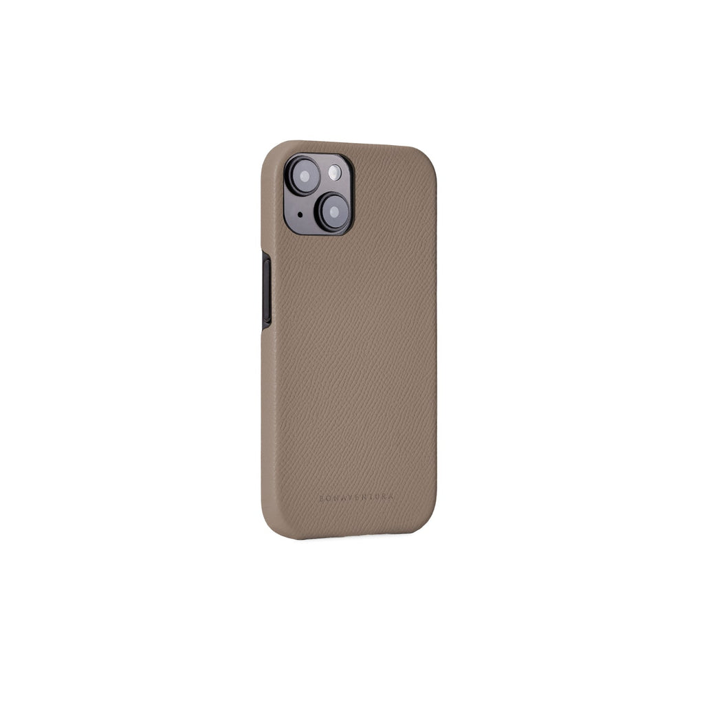 iPhone 14 Back Cover Case Nobile Leather (Etoupe)