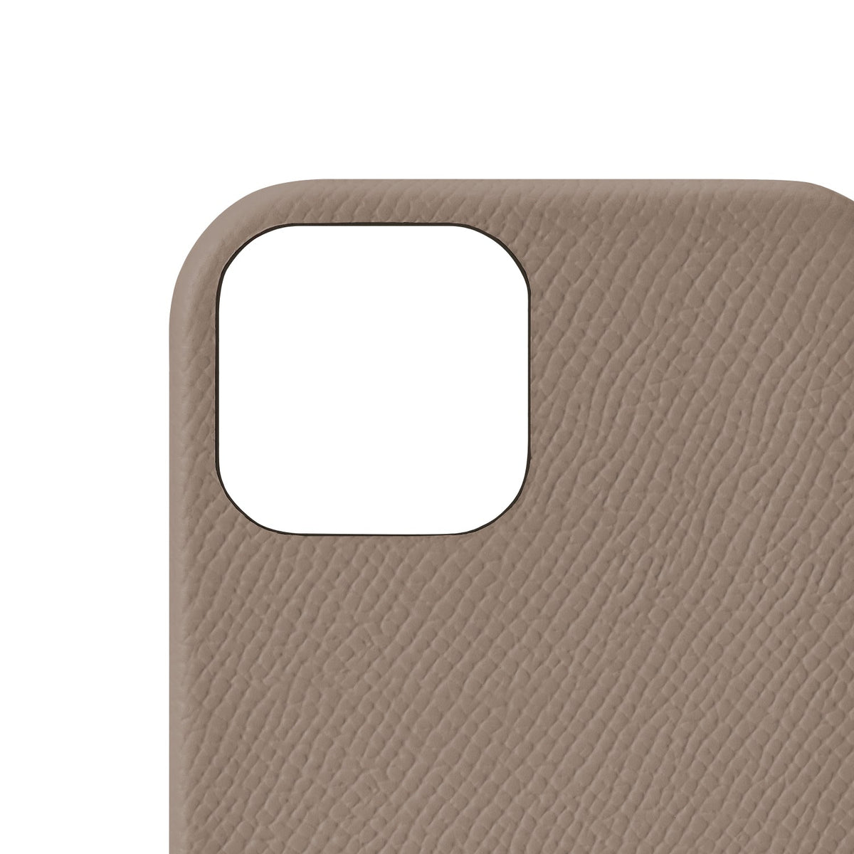 iPhone 14 Back Cover Case Nobile Leather (Etoupe)