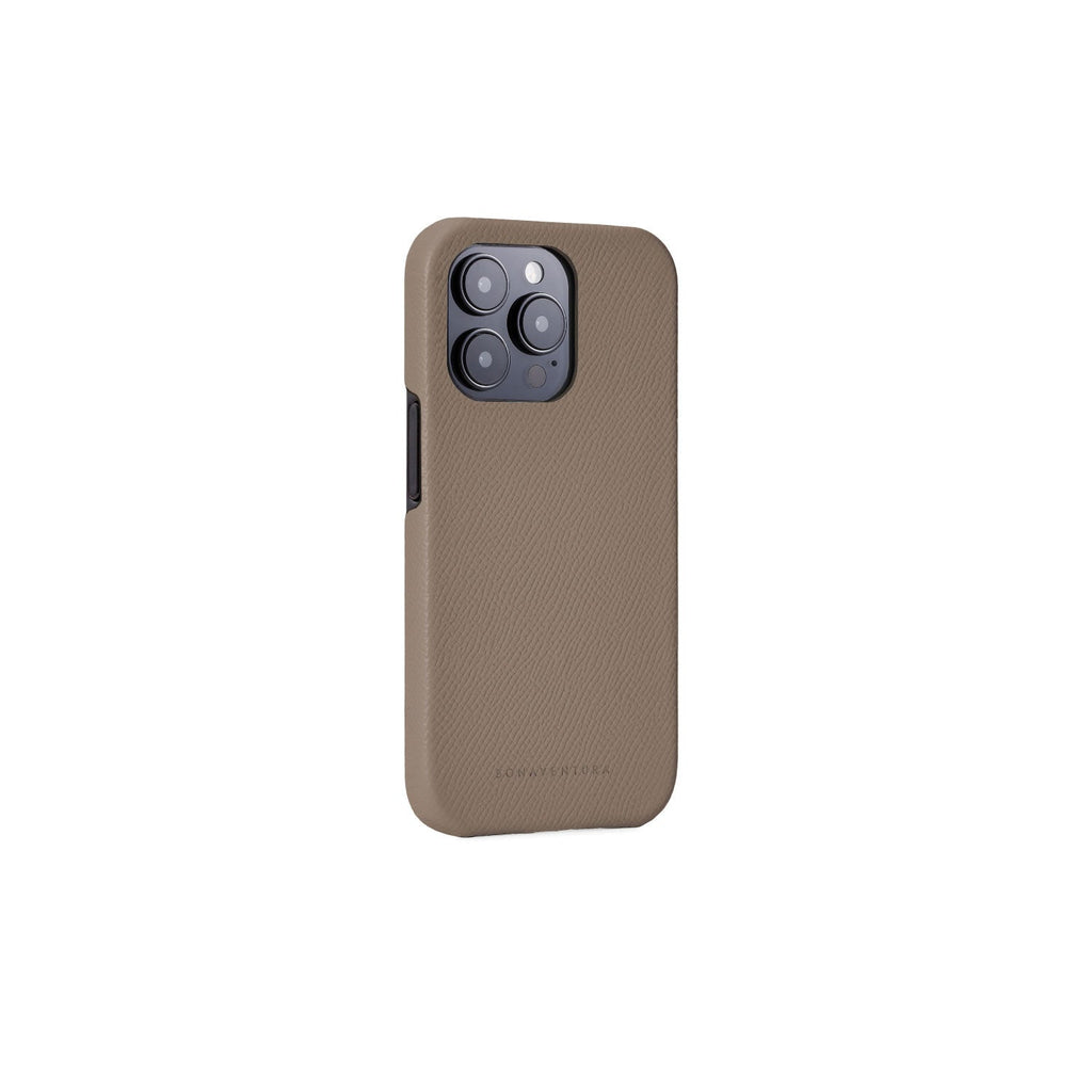 iPhone 14 Pro Back Cover Case Nobile Leather (Etoupe)
