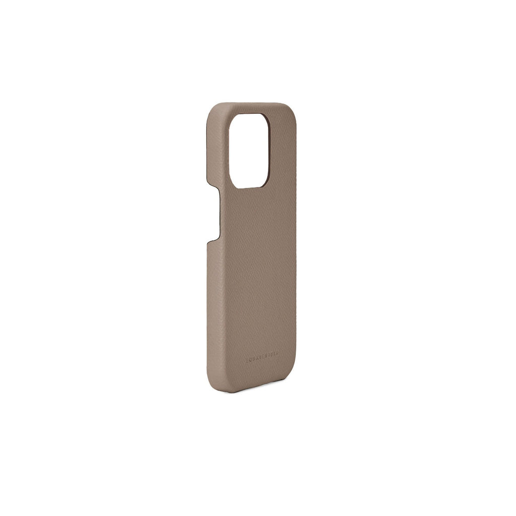 iPhone 14 Pro Back Cover Case Nobile Leather (Etoupe)