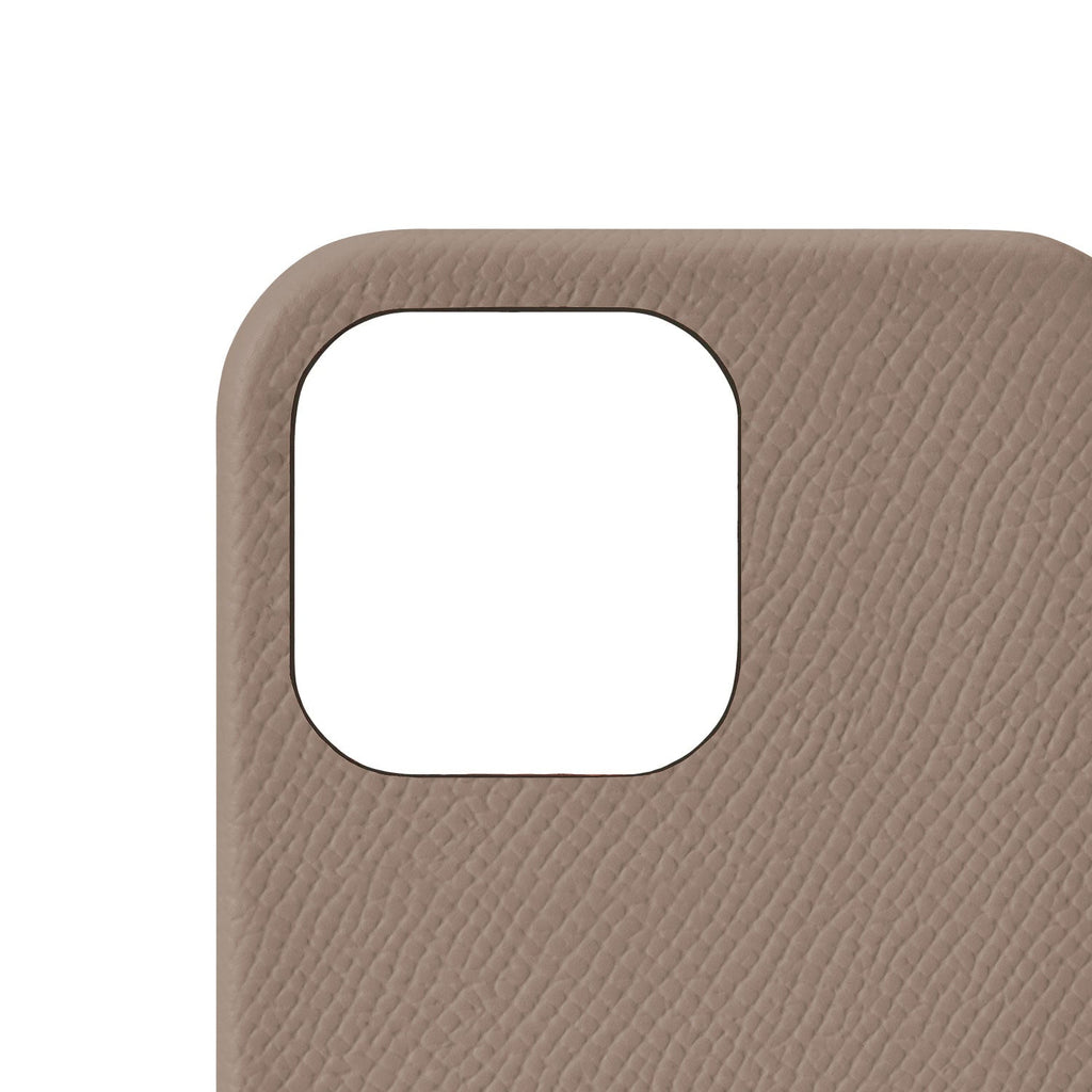iPhone 14 Pro Back Cover Case Nobile Leather (Etoupe)