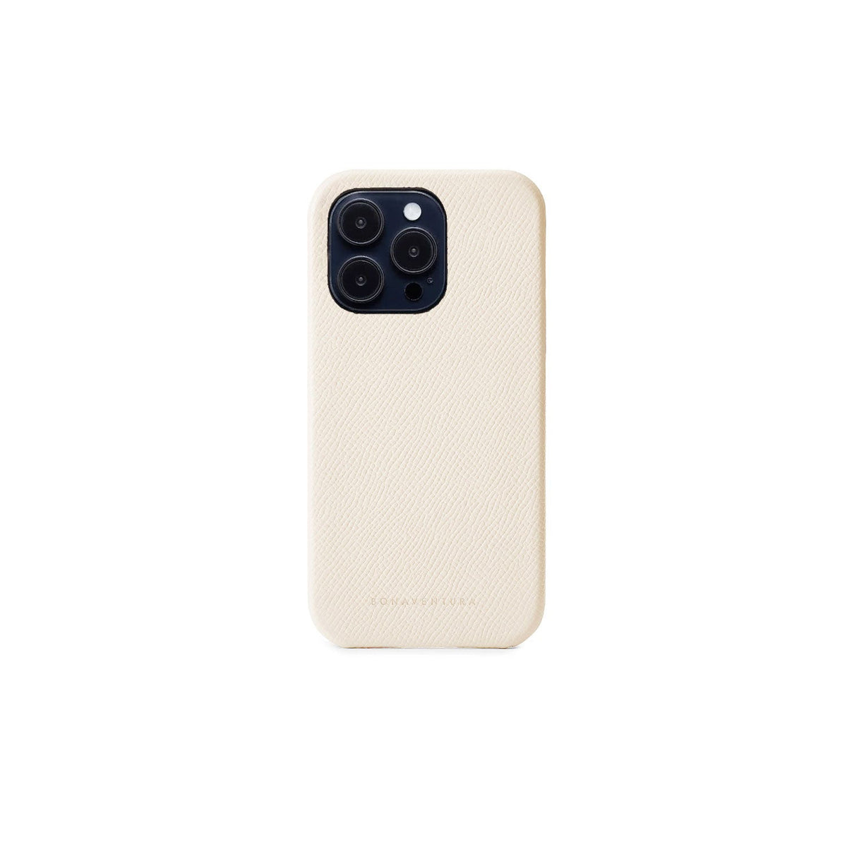 iPhone 14 Pro Back Cover Case Nobile Leather (White)