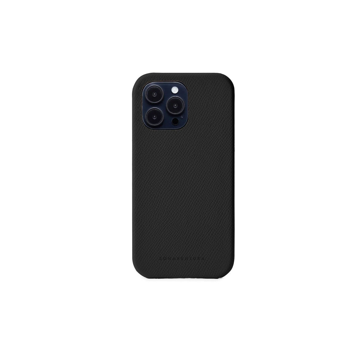 iPhone 14 Pro Max Back Cover Case Nobile Leather (Black)