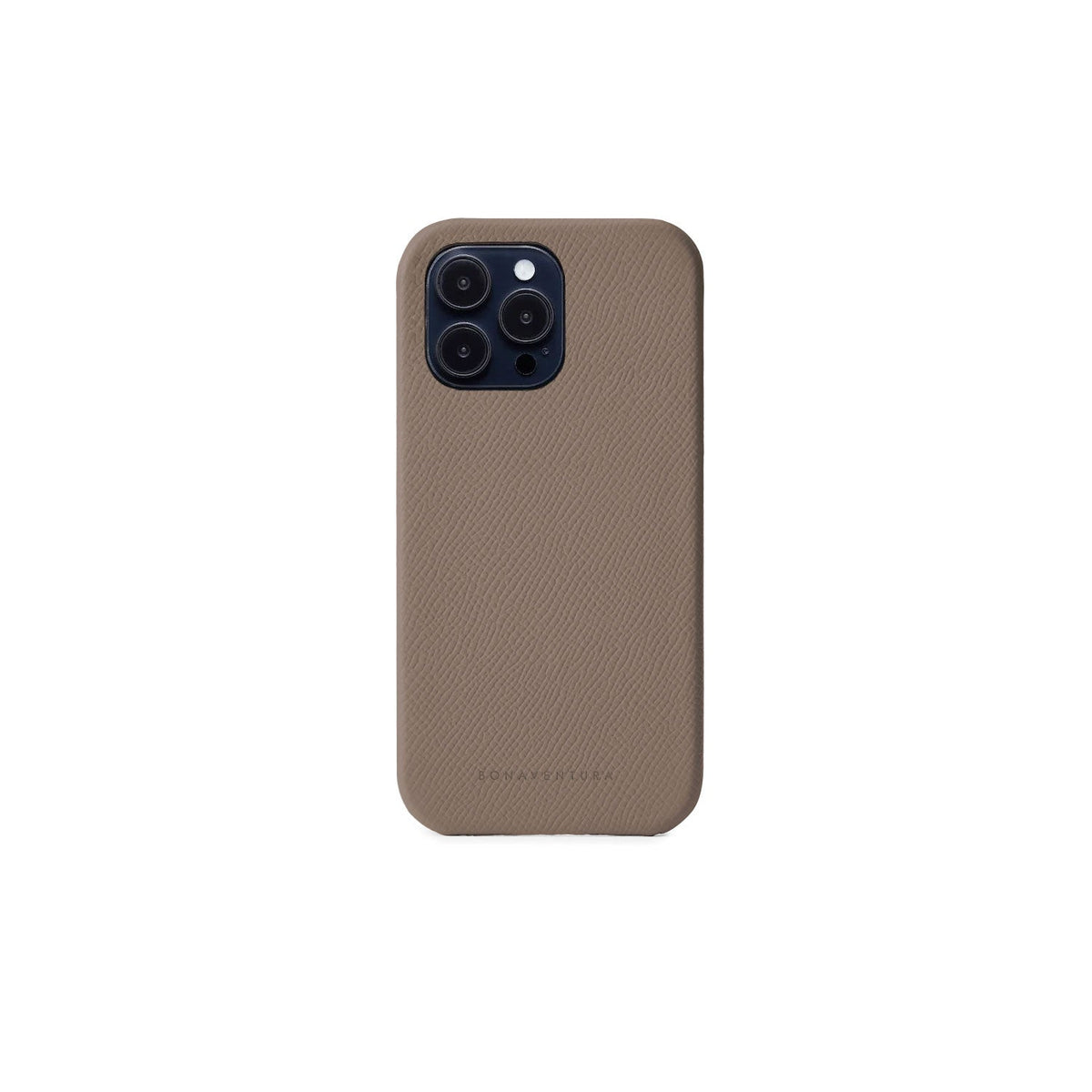 iPhone 14 Pro Max Back Cover Case Nobile Leather (Etoupe)