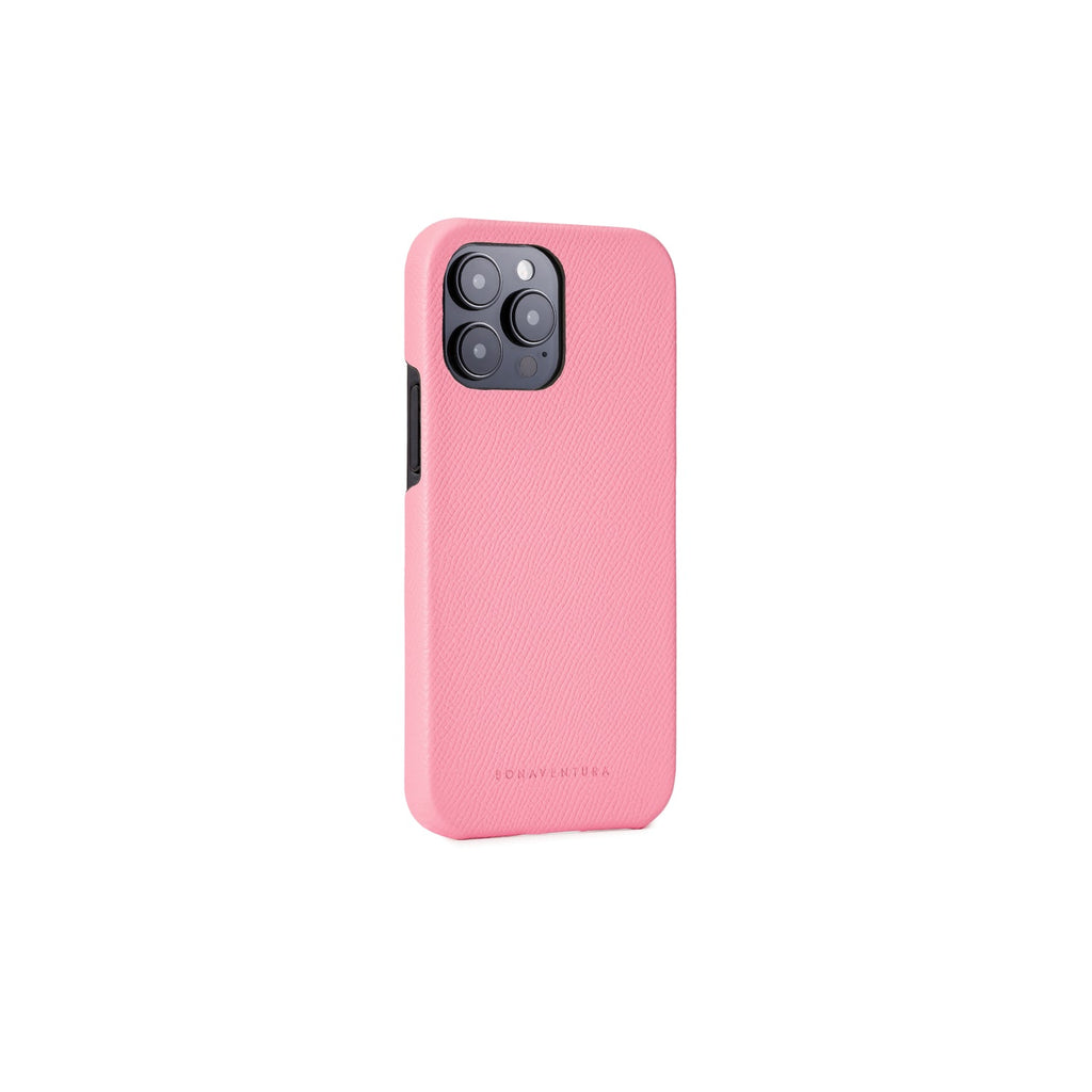 iPhone 14 Pro Max Back Cover Case Nobile Leather (Icicle Pink)