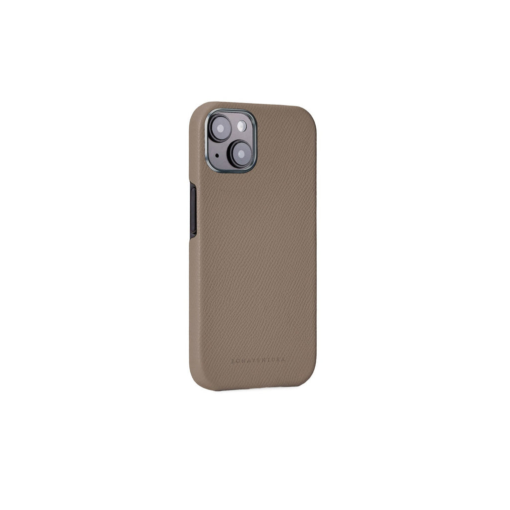 iPhone 15 Back Cover Case Nobile Leather (Etoupe)