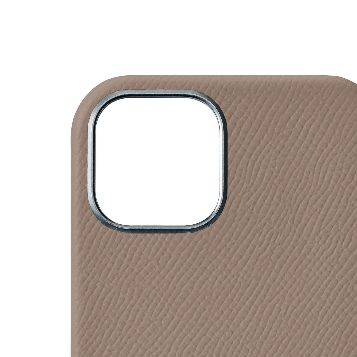 iPhone 15 Back Cover Case Nobile Leather (Etoupe)