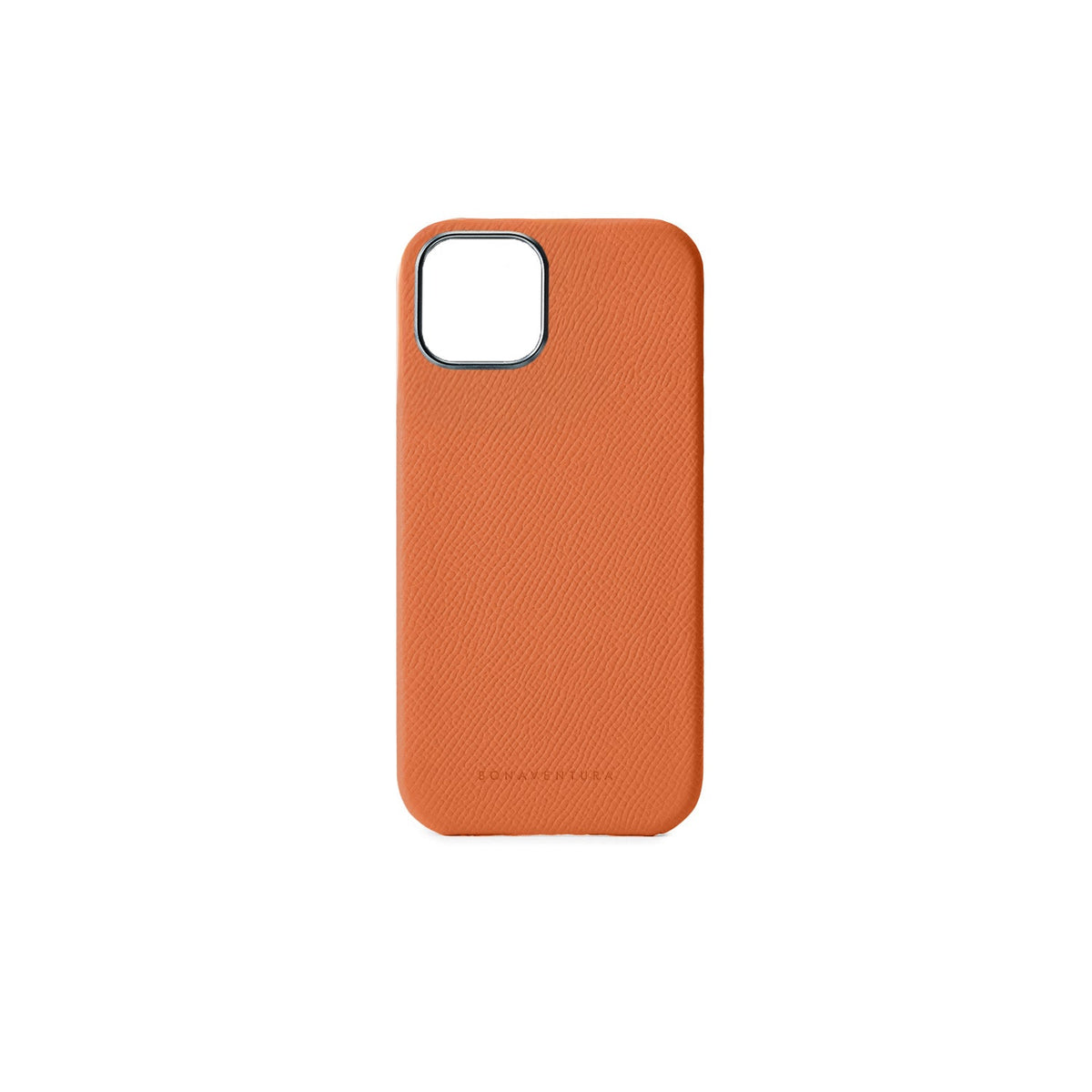 iPhone 15 Back Cover Case Nobile Leather (Orange)