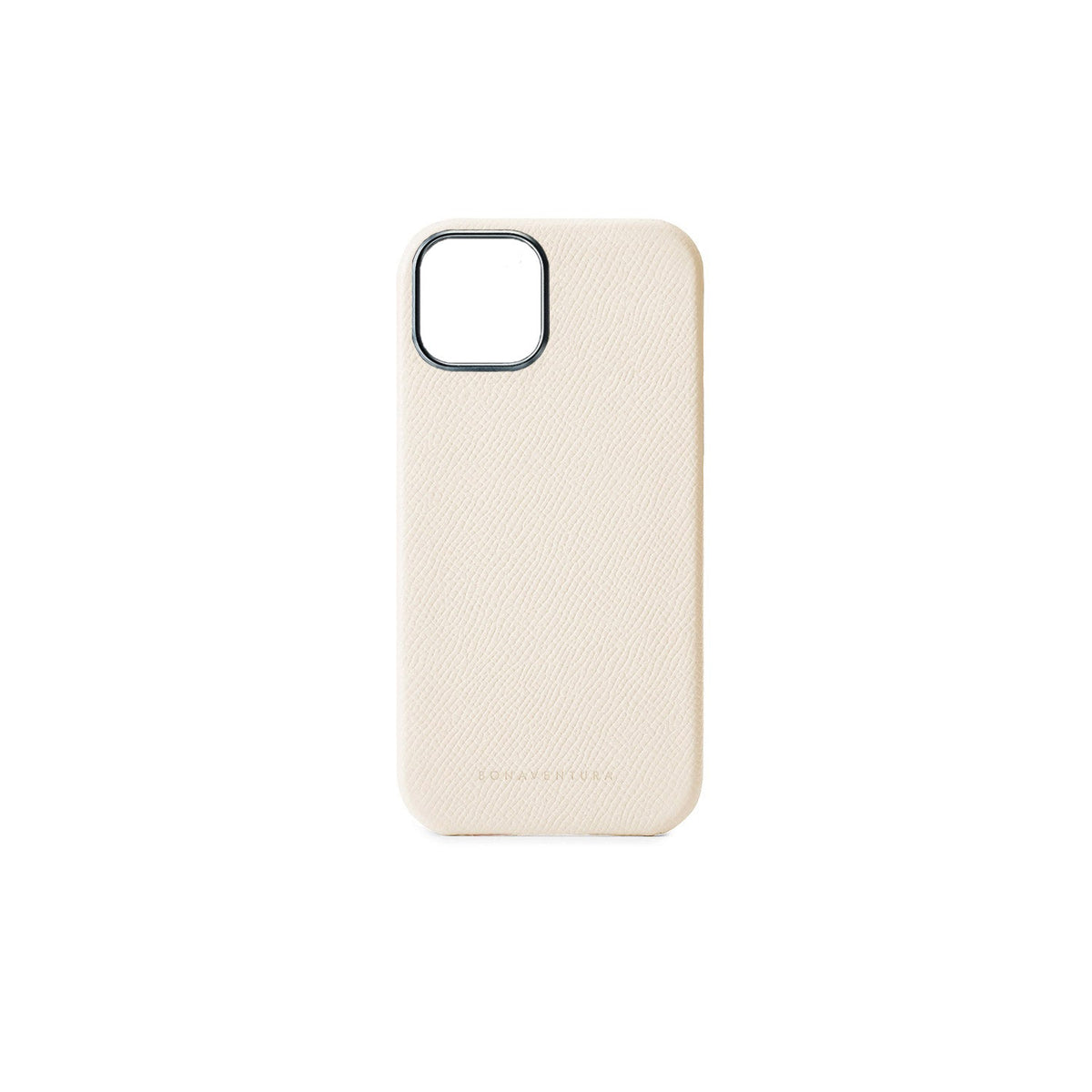 iPhone 15 Back Cover Case Nobile Leather (White)