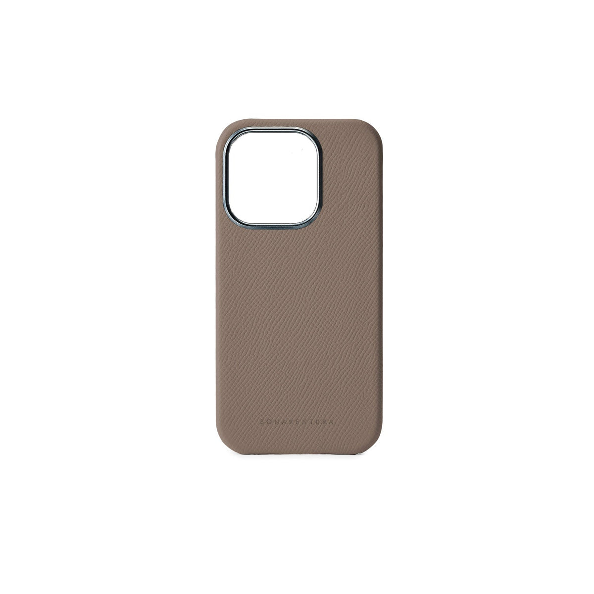 iPhone 15 Pro Back Cover Case Nobile Leather (Etoupe)
