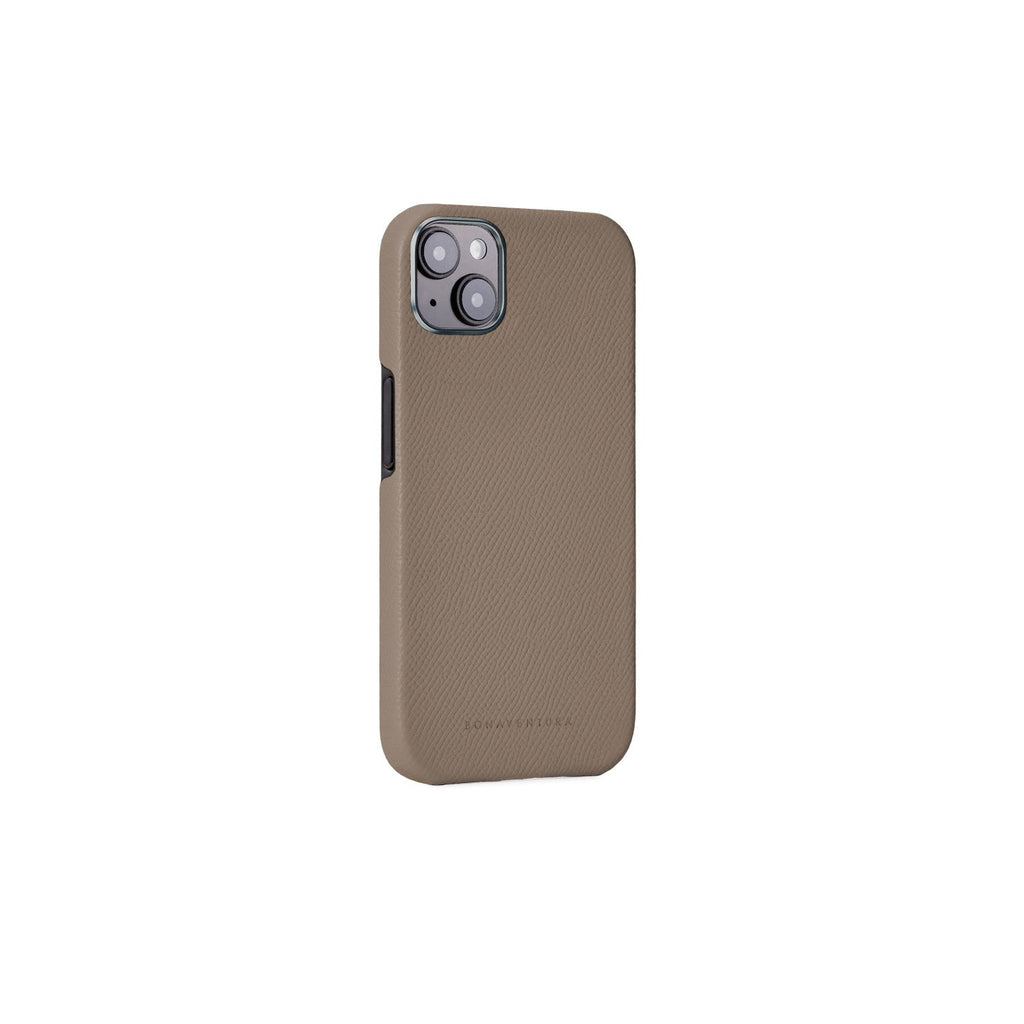 iPhone 15 Plus Back Cover Case Nobile Leather (Etoupe)