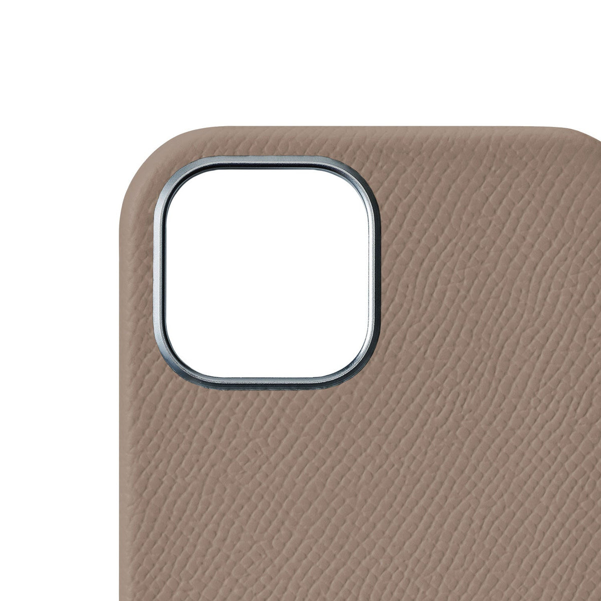 iPhone 15 Plus Back Cover Case Nobile Leather (Etoupe)