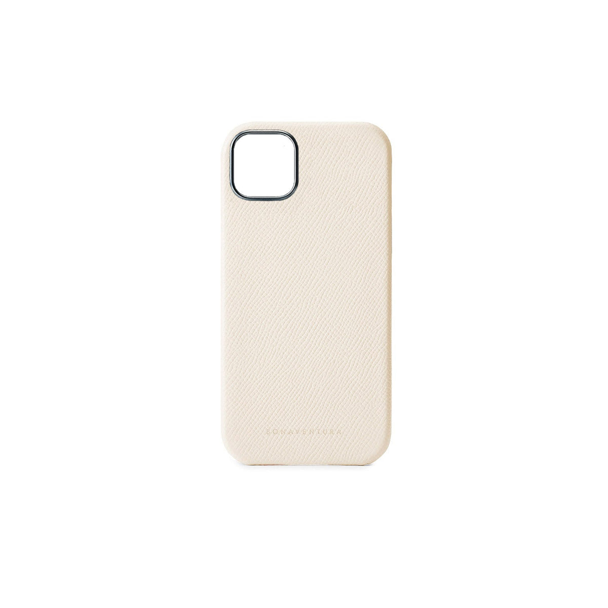 iPhone 15 Plus Back Cover Case Nobile Leather (White)