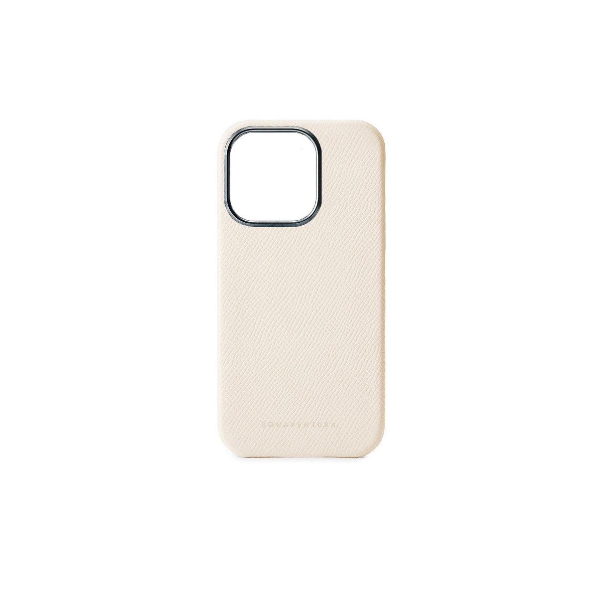 iPhone 15 Pro Max Back Cover Case Nobile Leather (White)