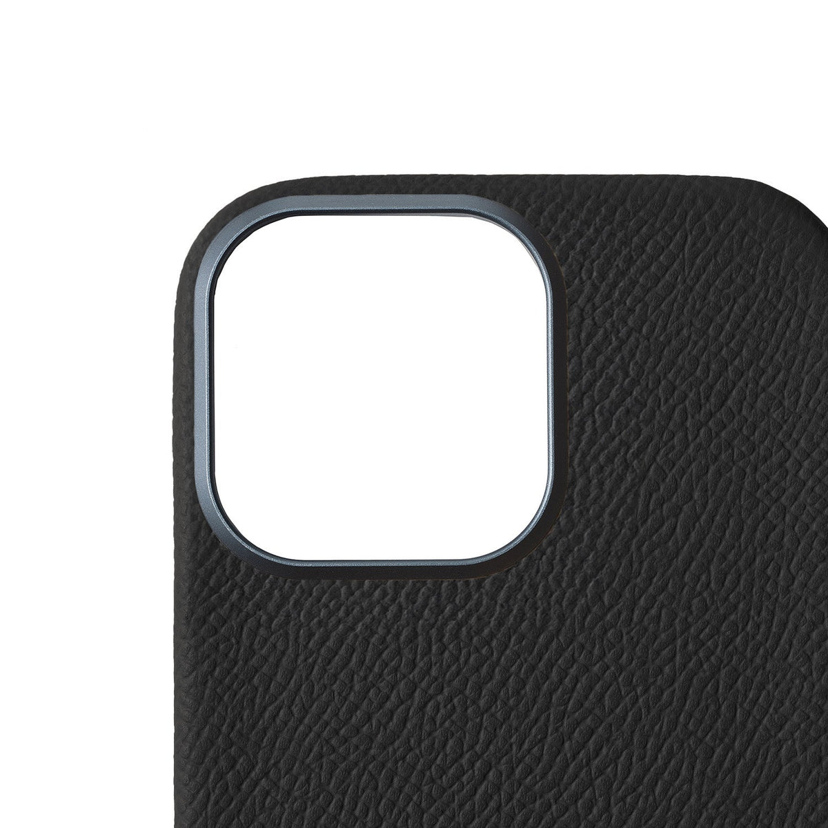 iPhone 16 Pro Max Back Cover Case Nobile Leather (Black)