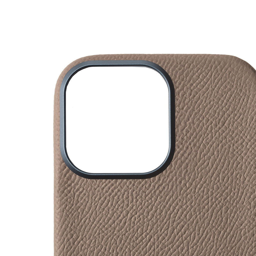 iPhone 16 Pro Max Back Cover Case Nobile Leather (Etoupe)