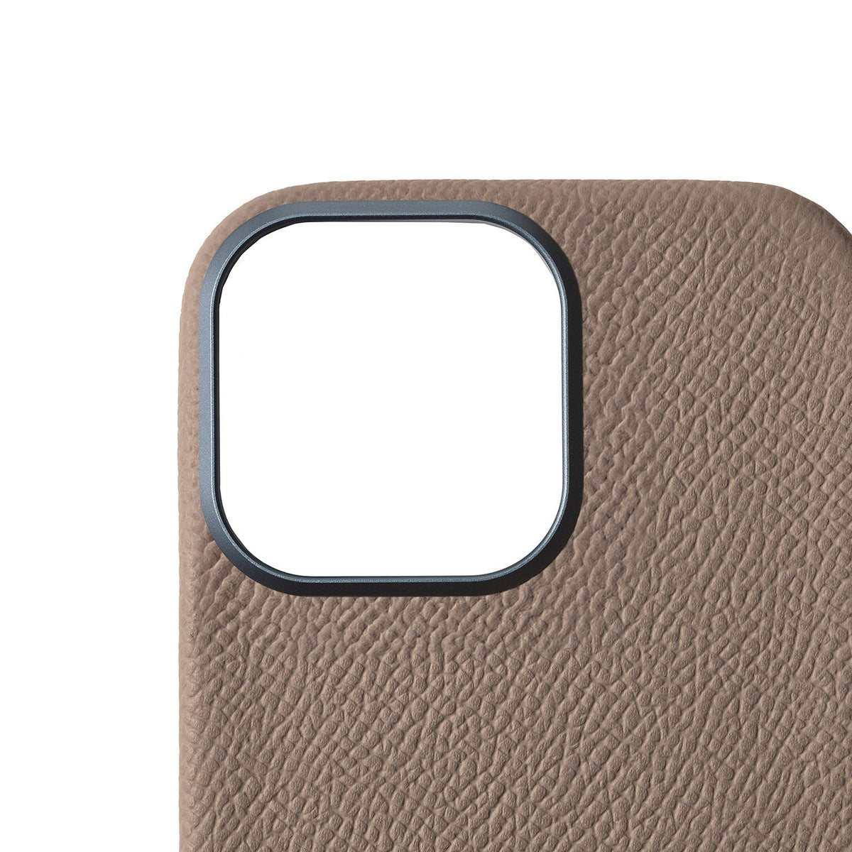 iPhone 16 Pro Max Back Cover Case Nobile Leather (Etoupe)