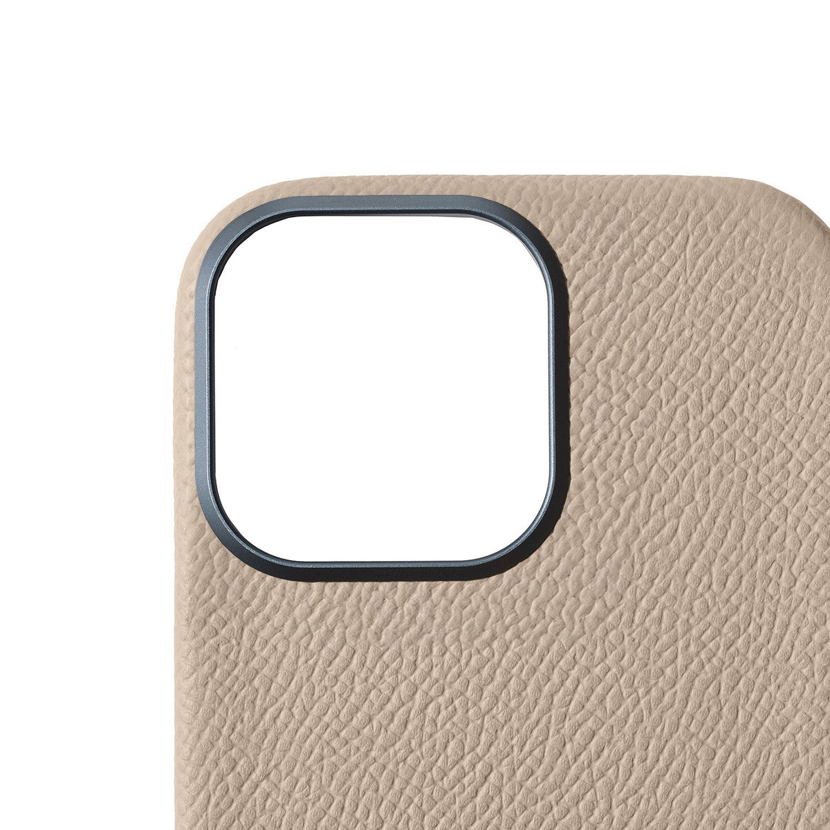 iPhone 16 Pro Max Back Cover Case Nobile Leather (Greige)