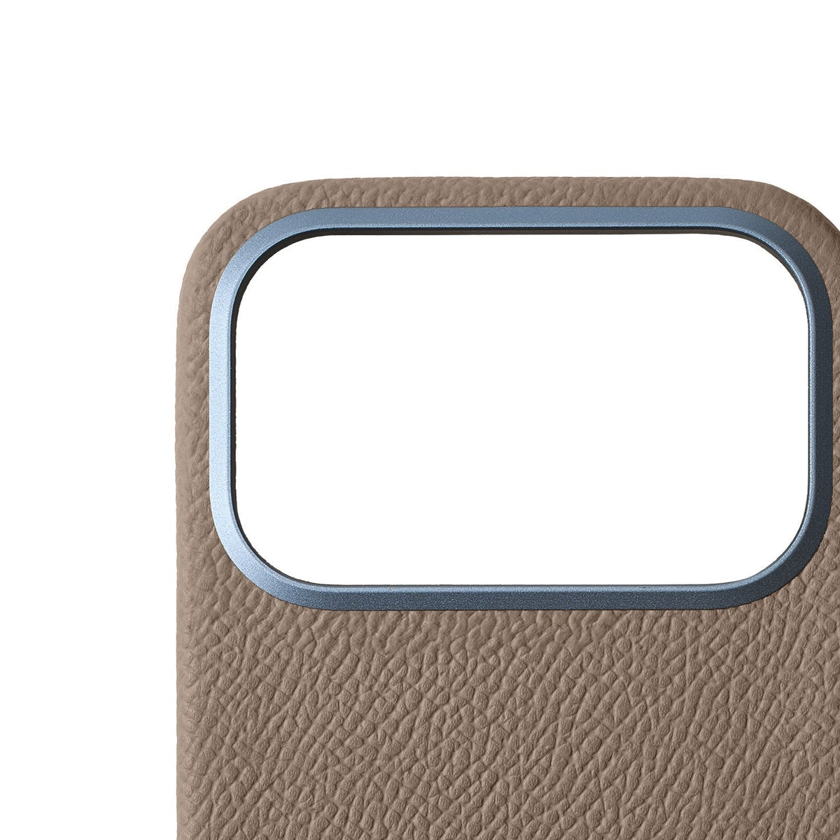 iPhone 18 Pro Back Cover Case Nobile Leather (Etoupe)