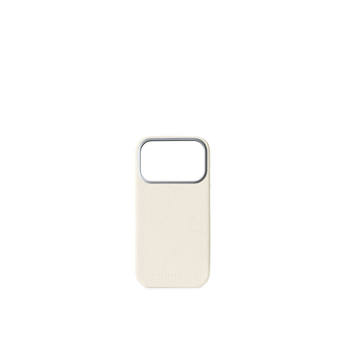 iPhone 18 Pro Back Cover Case Nobile Leather (White)