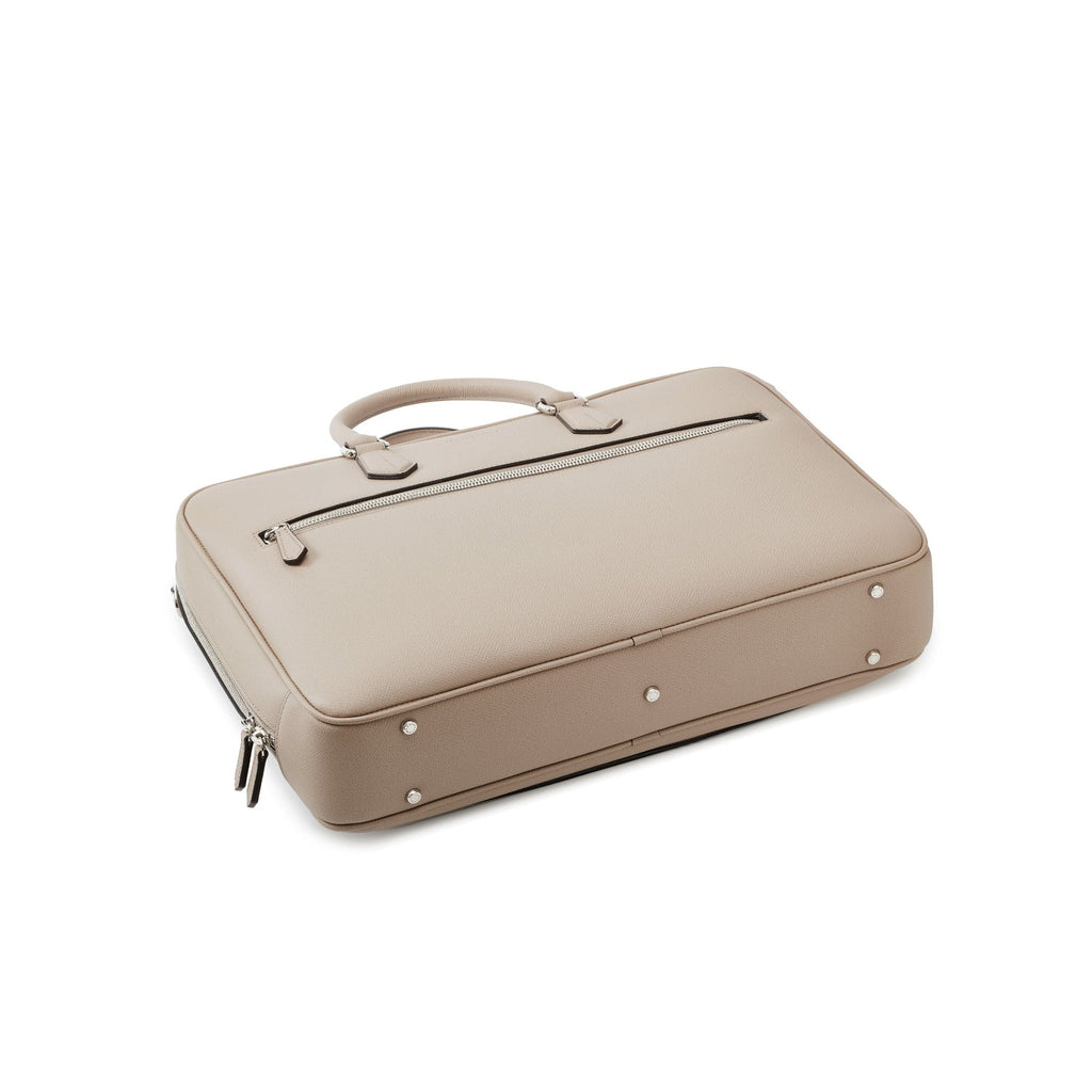 Jackson Briefcase Nobile Leather (Greige)