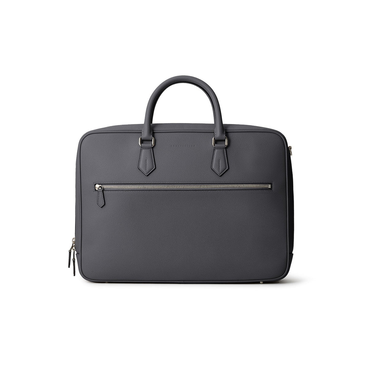 Jackson Briefcase Nobile Leather (Charcoal Gray)