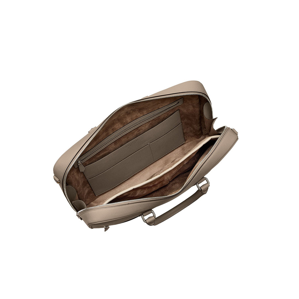 Jackson Briefcase Nobile Leather (Greige)