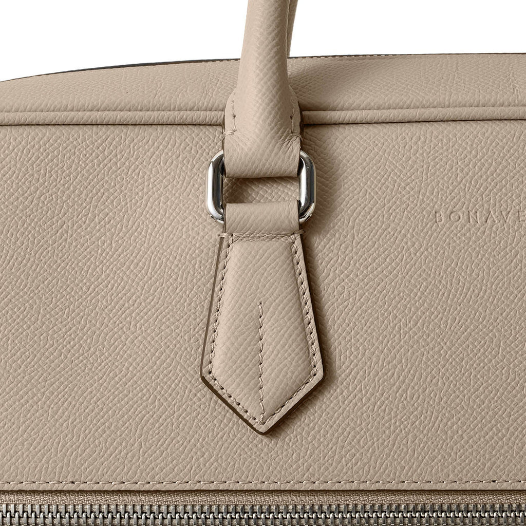 Jackson Briefcase Nobile Leather (Greige)