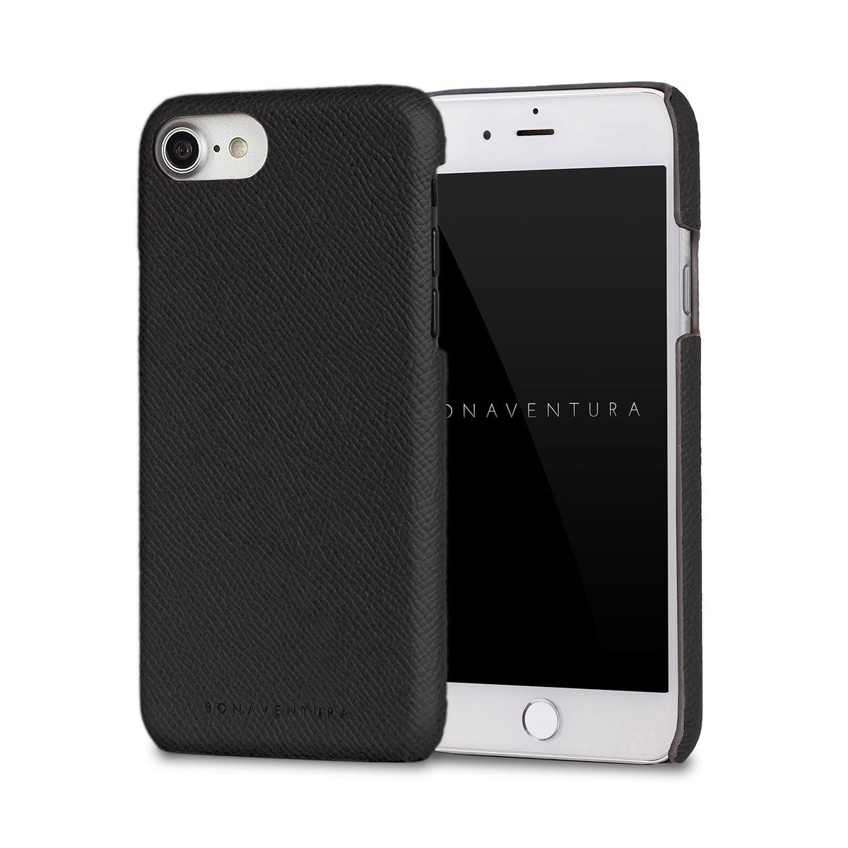 iPhone SE / 8 / 7 / 6s / 6 Back Cover Case Nobile Leather (Black)