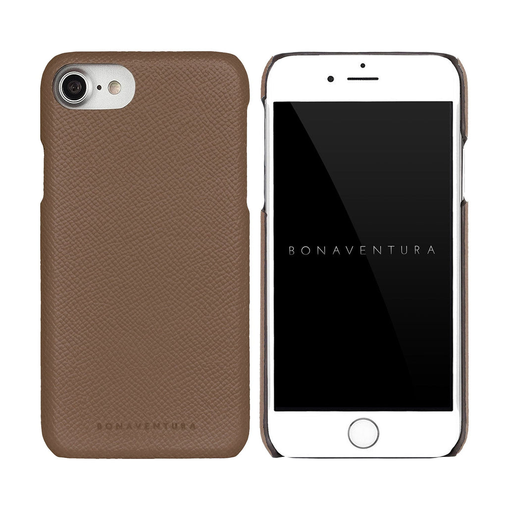iPhone SE / 8 / 7 / 6s / 6 Back Cover Case Nobile Leather (Etoupe)