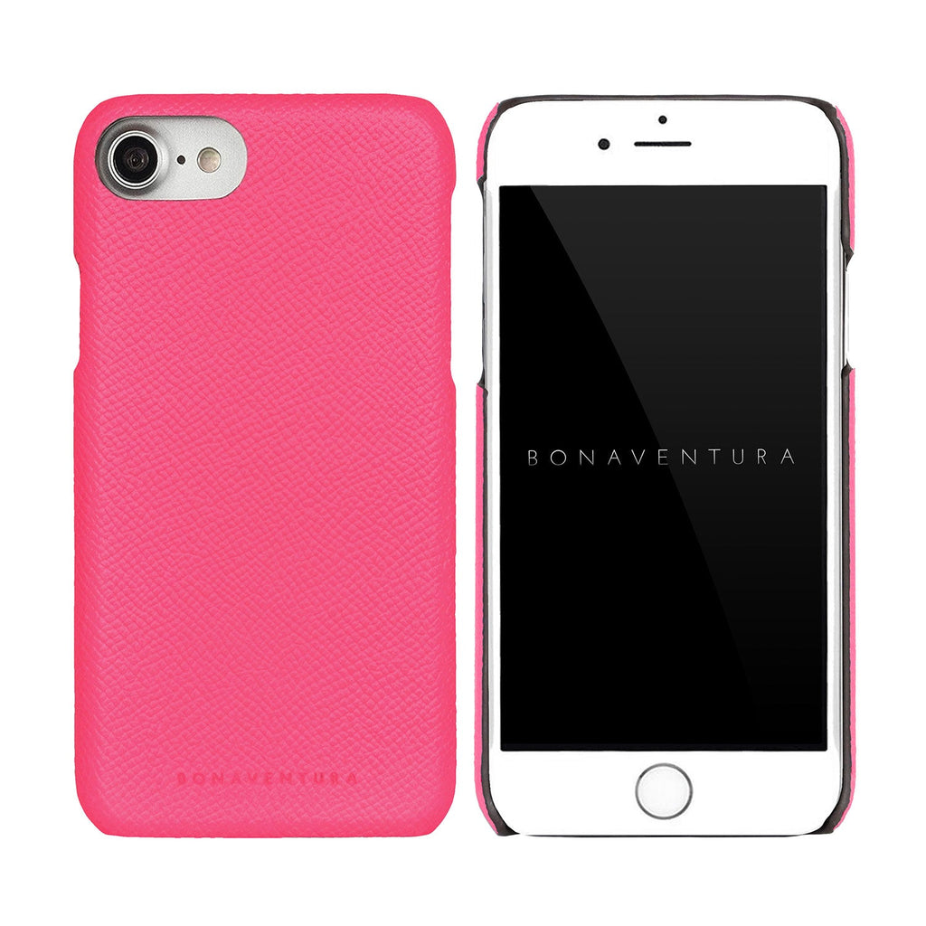 iPhone SE / 8 / 7 / 6s / 6 Back Cover Case Nobile Leather (Fuchsia Pink)
