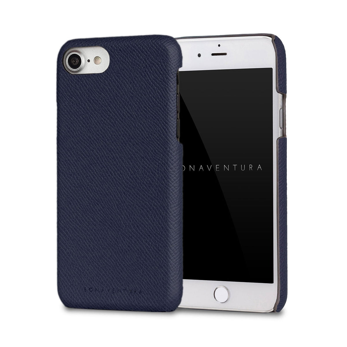 iPhone SE / 8 / 7 / 6s / 6 Back Cover Case Nobile Leather (Navy)
