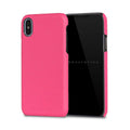 iPhone X / Xs Back Cover Case Nobile Leather (Fuchsia Pink)